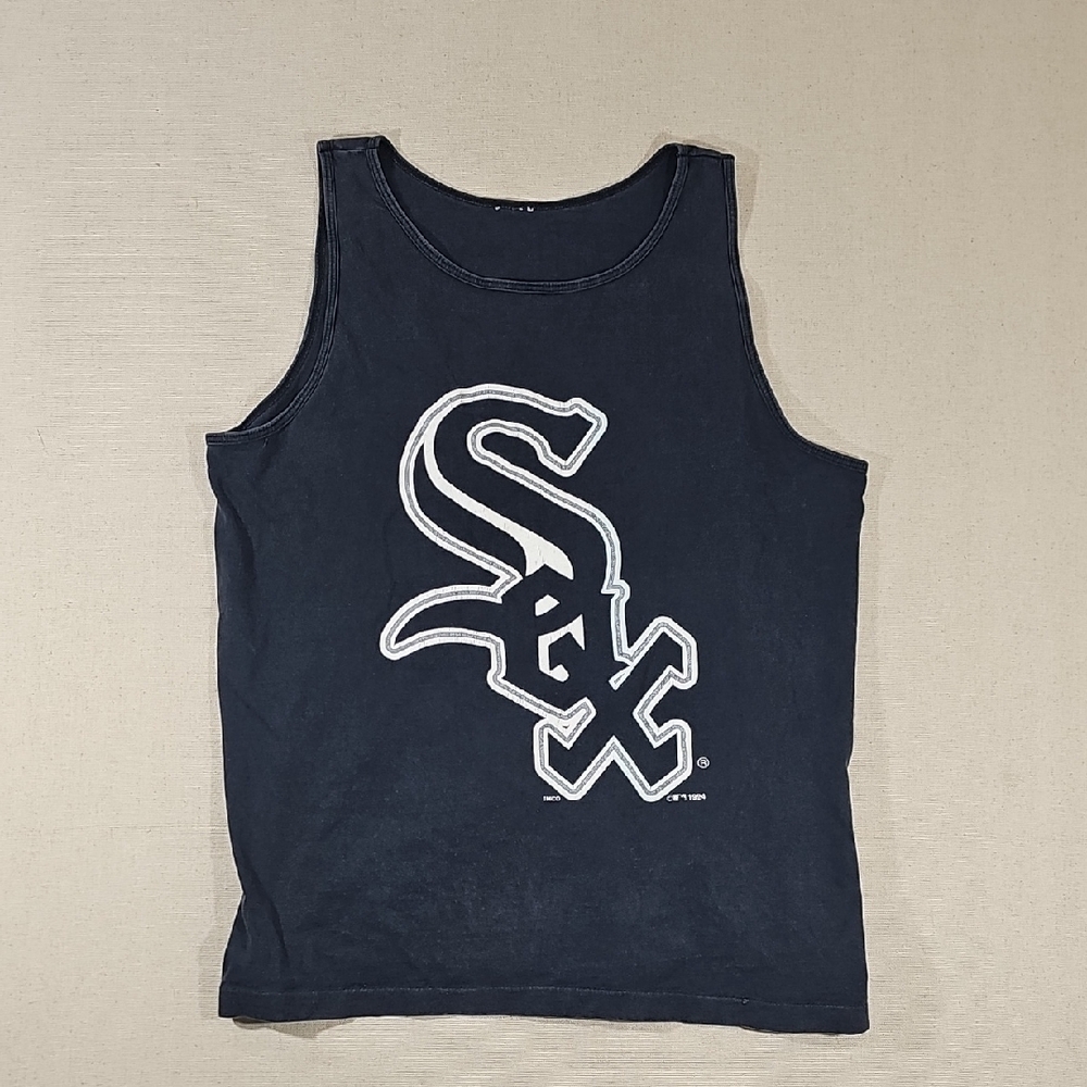 Black Tank Top with White Sox Logo
